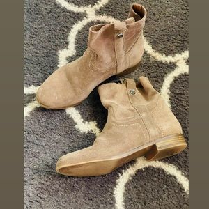 Suede Frye Booties